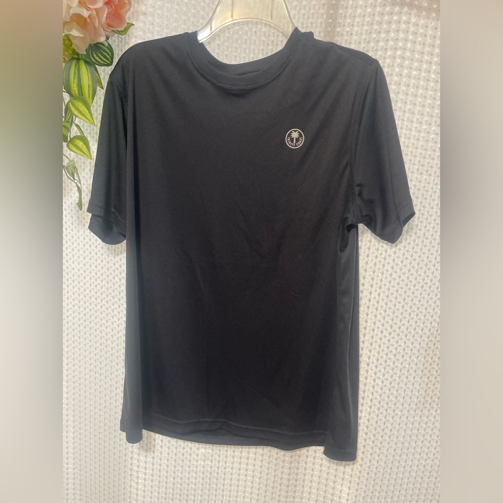 Trinity Coast Swim Shirt T Shirt Mens Medium Black Short Sleeve Athletic